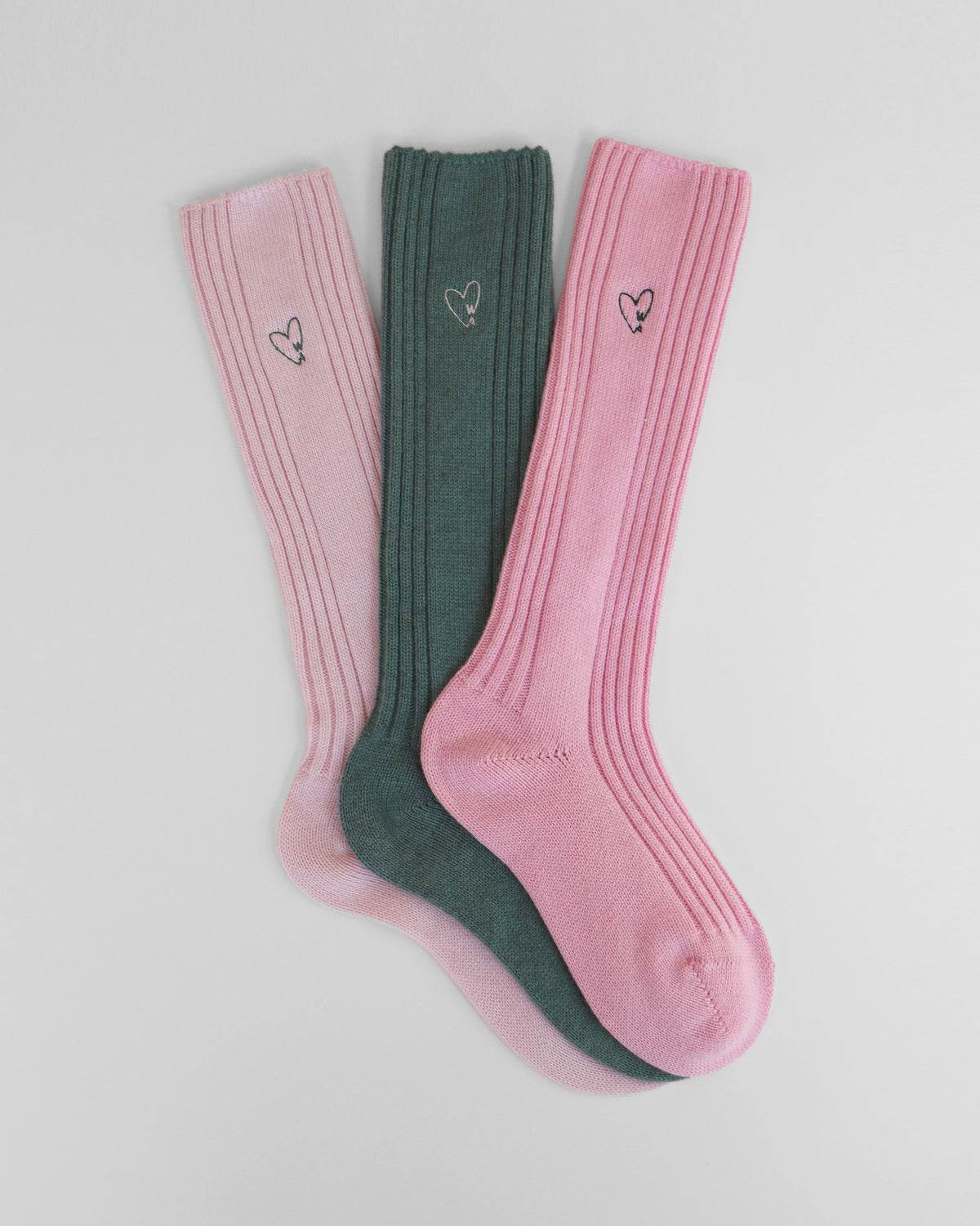 Cashmere Cabin Socks - Dark Pink