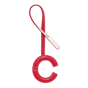 Alphabet Charm - Tomato Red