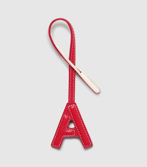 Alphabet Charm - Tomato Red