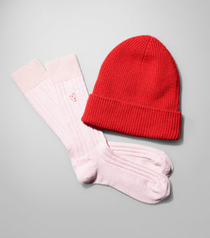 Cashmere Socks - Pink