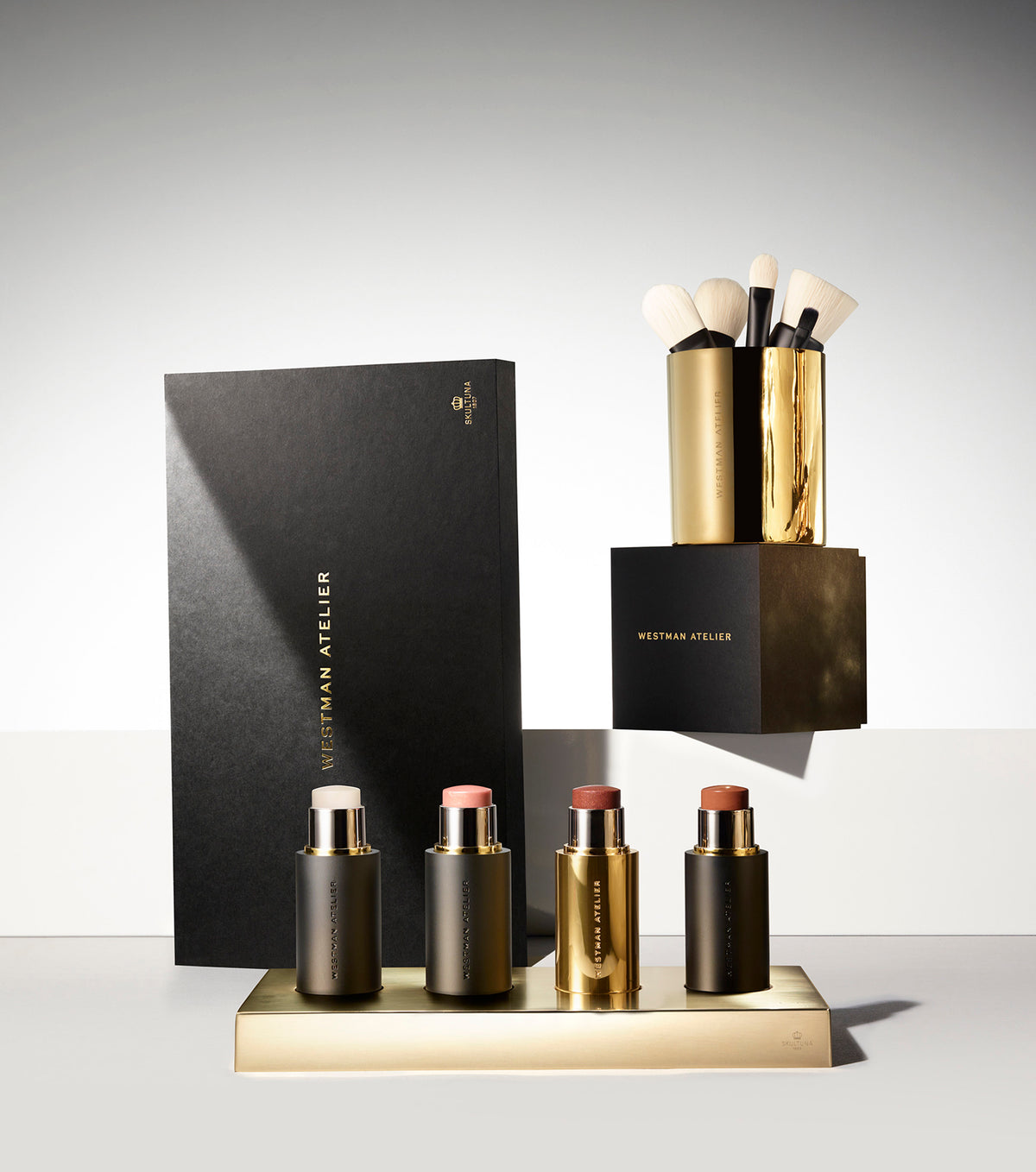 Westman Atelier Skultuna Guldkuppen Makeup Brush Cup Campaign